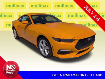 2026 Orange Fury Metallic Tri-Coat Ford Mustang EcoBoost RWD Coupe