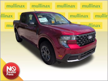 2026 Ruby Red Metallic Tinted Clearcoat Ford Maverick XLT FWD Truck