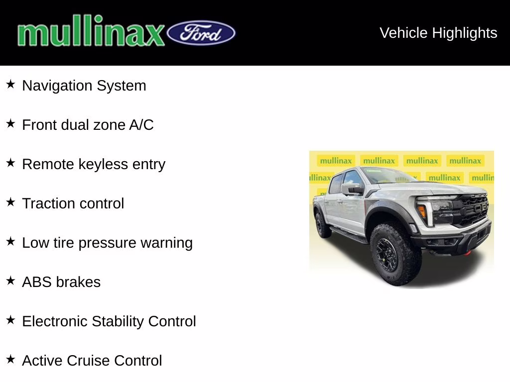 2026 Avalanche Ford F-150 Raptor R 4X4 Truck