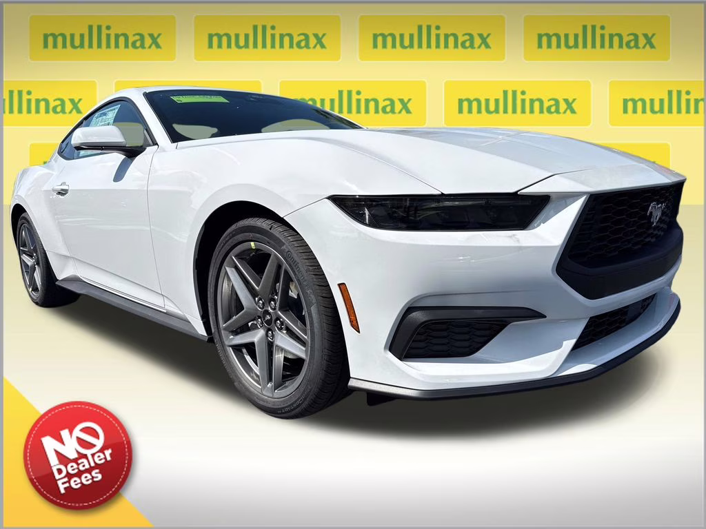 2026 Oxford White Ford Mustang EcoBoost RWD Coupe