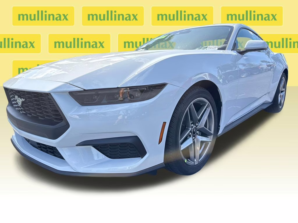 2026 Oxford White Ford Mustang EcoBoost RWD Coupe