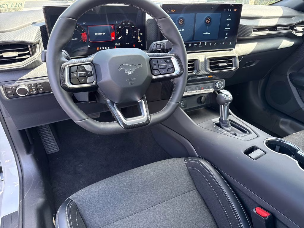 2026 Oxford White Ford Mustang EcoBoost RWD Coupe