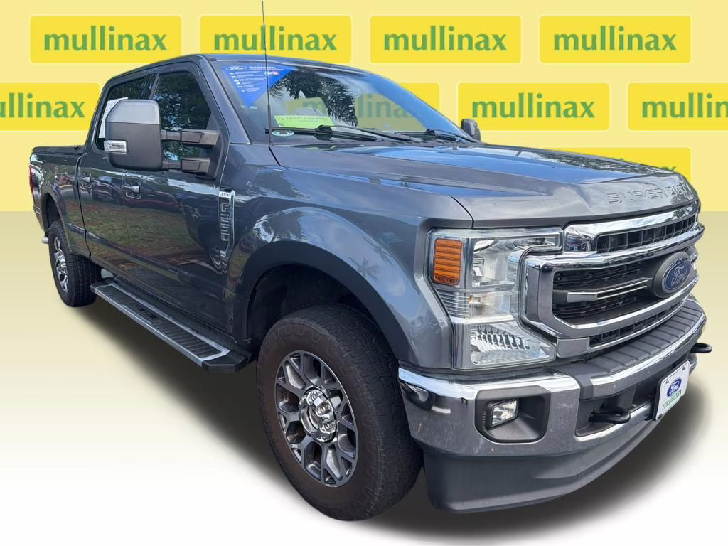 2022 Gray Metallic Ford Super Duty F-250 SRW Lariat 4X4 Truck