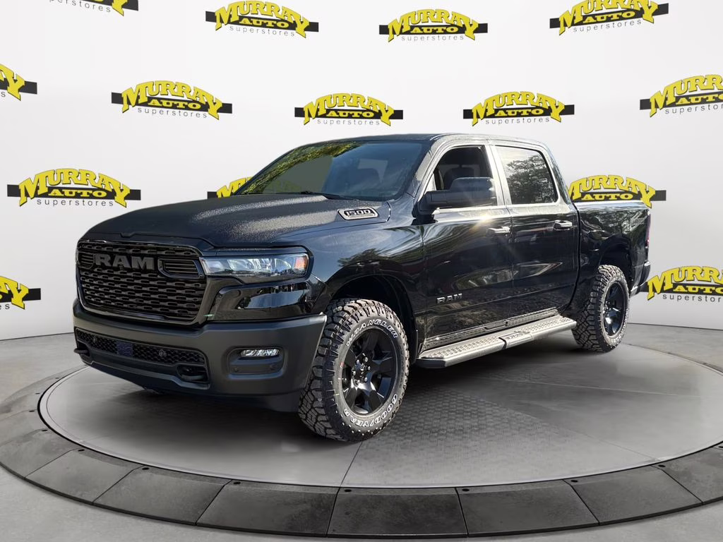 2026 Diamond Black Crystal Pearlcoat Ram 1500 Warlock 4X4 Truck