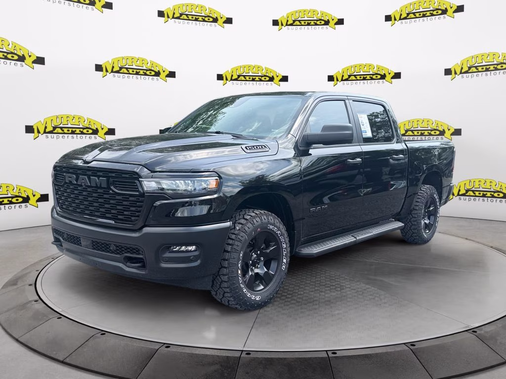 2026 Diamond Black Crystal Pearlcoat Ram 1500 Warlock 4X4 Truck