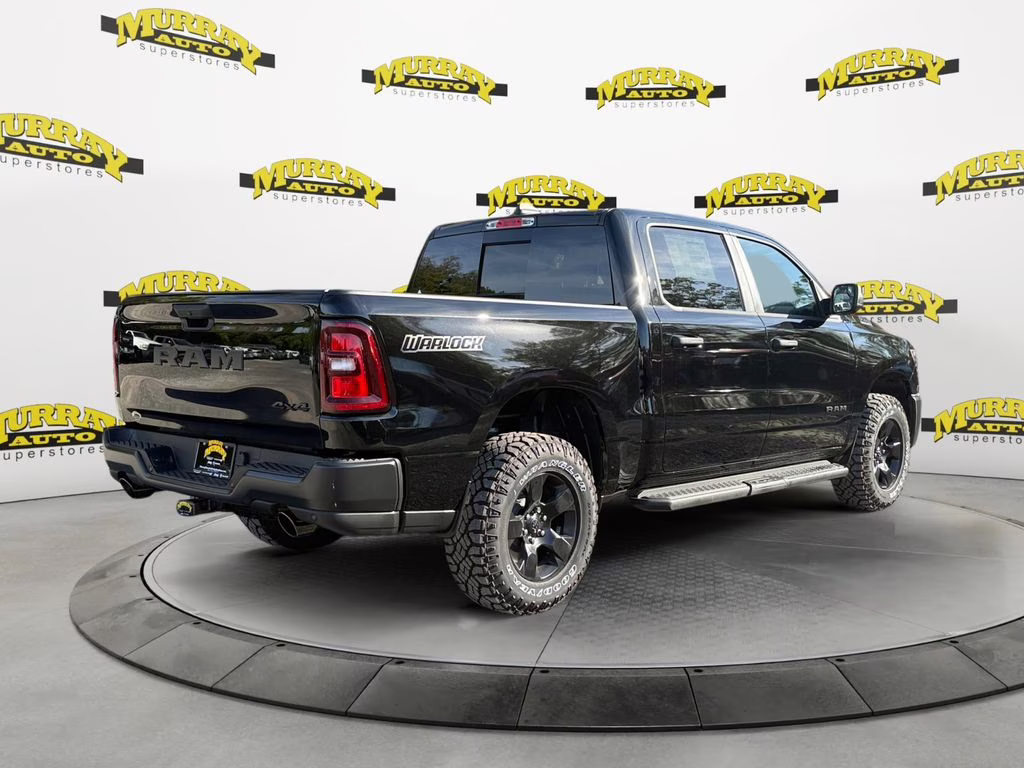 2026 Diamond Black Crystal Pearlcoat Ram 1500 Warlock 4X4 Truck