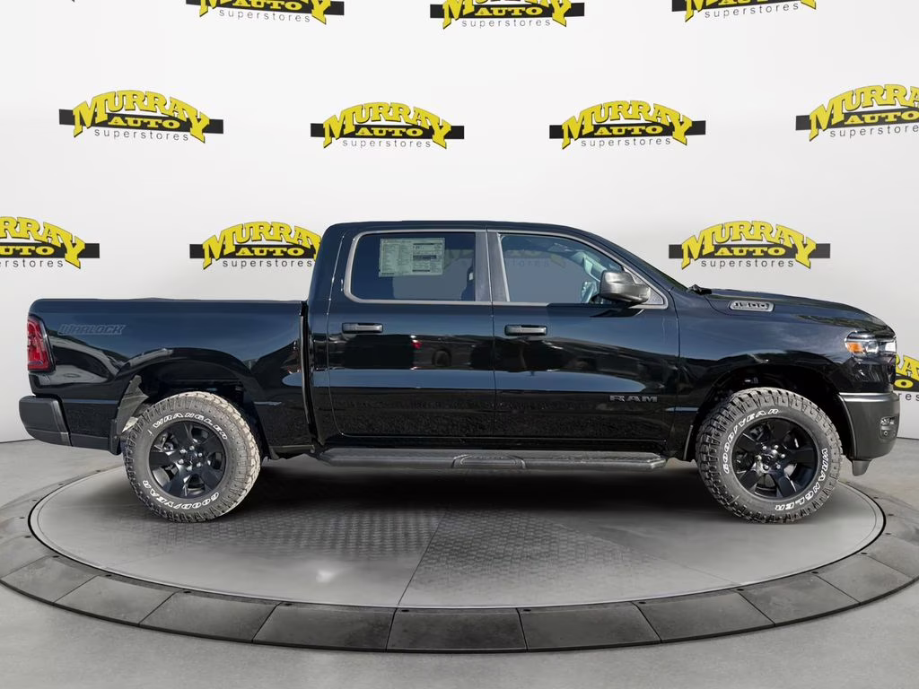 2026 Diamond Black Crystal Pearlcoat Ram 1500 Warlock 4X4 Truck