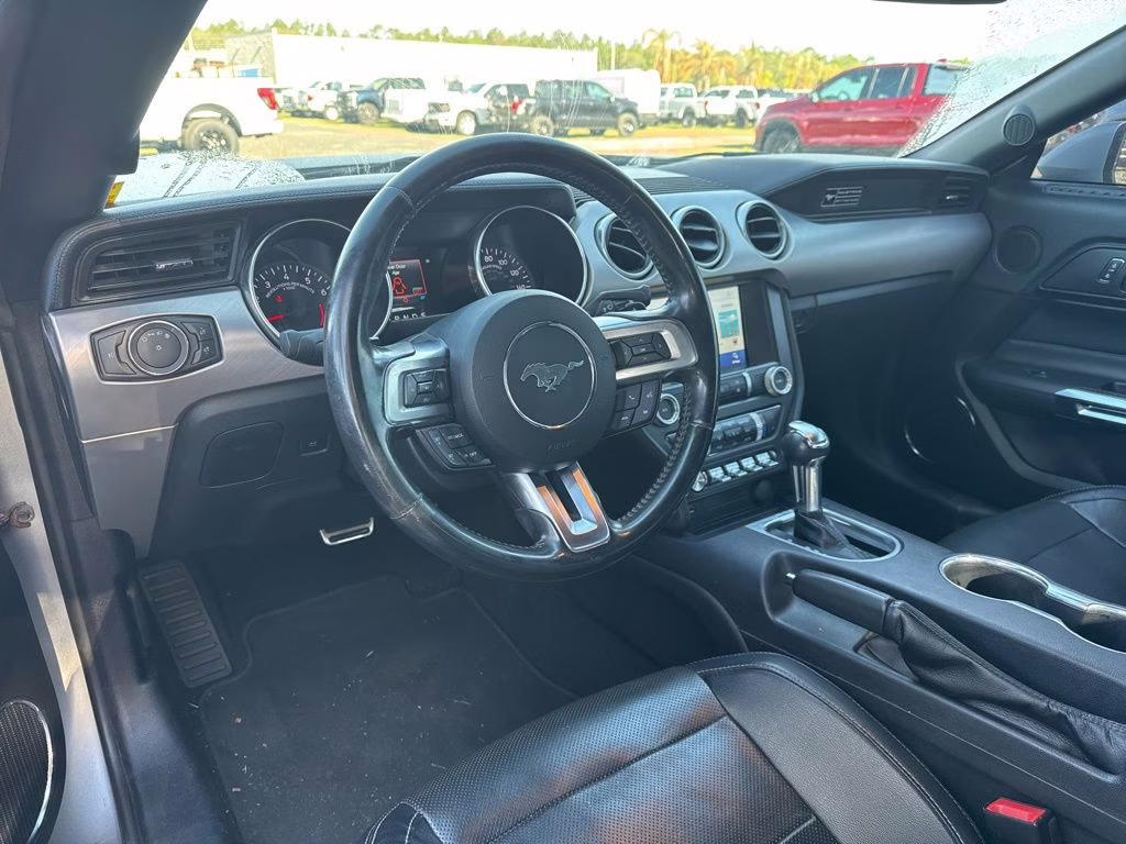 2020 Silver Metallic Ford Mustang EcoBoost Premium RWD Convertible