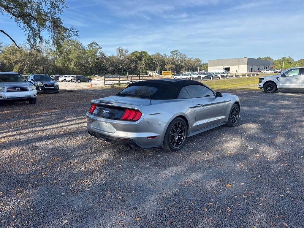 2020 Silver Metallic Ford Mustang EcoBoost Premium RWD Convertible