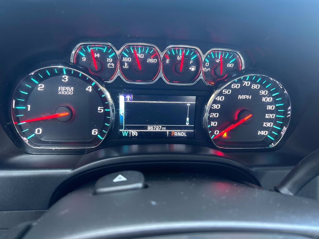2018 Silver Ice Metallic Chevrolet Silverado 1500 LTZ 4X4 Truck