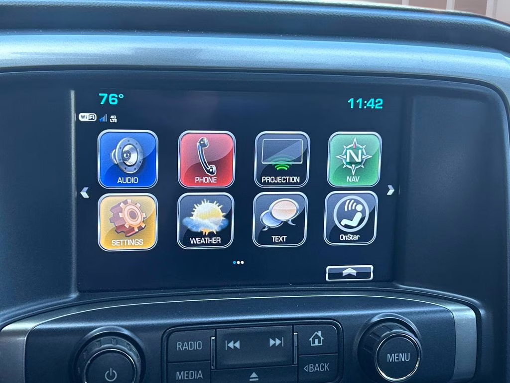 2018 Silver Ice Metallic Chevrolet Silverado 1500 LTZ 4X4 Truck