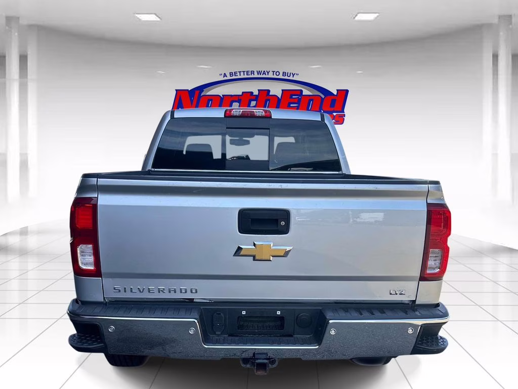 2018 Silver Ice Metallic Chevrolet Silverado 1500 LTZ 4X4 Truck