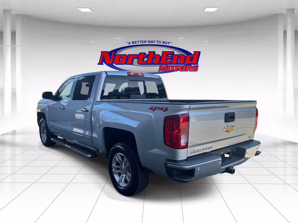 2018 Silver Ice Metallic Chevrolet Silverado 1500 LTZ 4X4 Truck