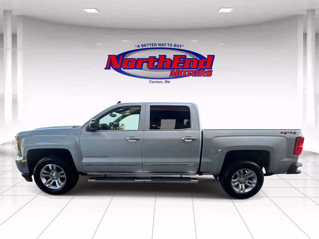 2018 Silver Ice Metallic Chevrolet Silverado 1500 LTZ 4X4 Truck