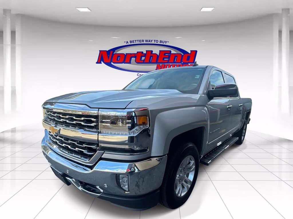 2018 Silver Ice Metallic Chevrolet Silverado 1500 LTZ 4X4 Truck