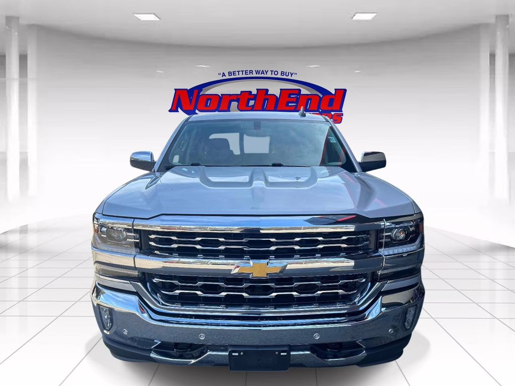 2018 Silver Ice Metallic Chevrolet Silverado 1500 LTZ 4X4 Truck