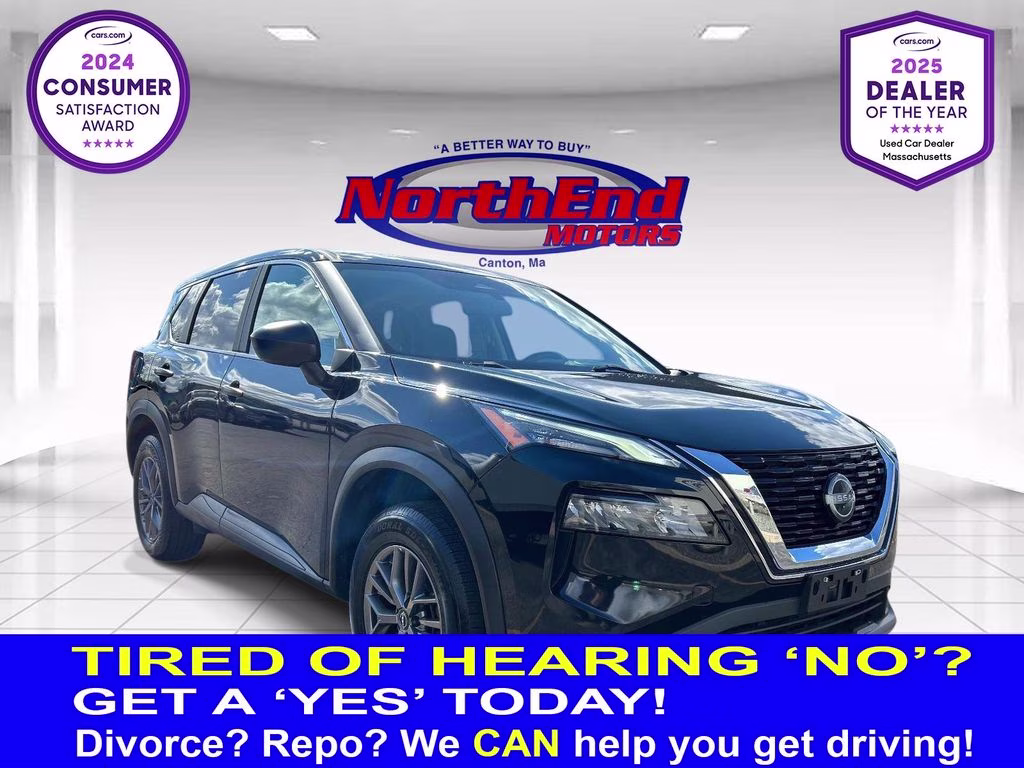 2023 Super Black Nissan Rogue S AWD SUV