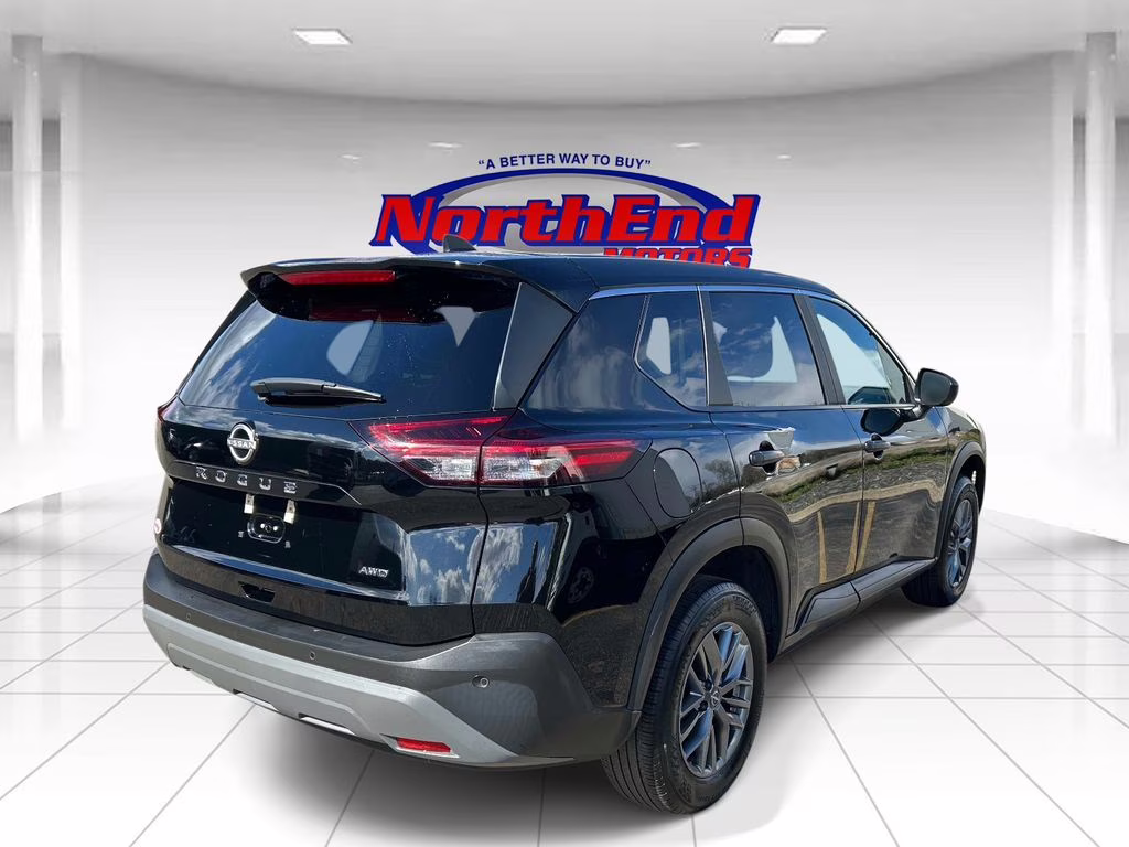 2023 Super Black Nissan Rogue S AWD SUV