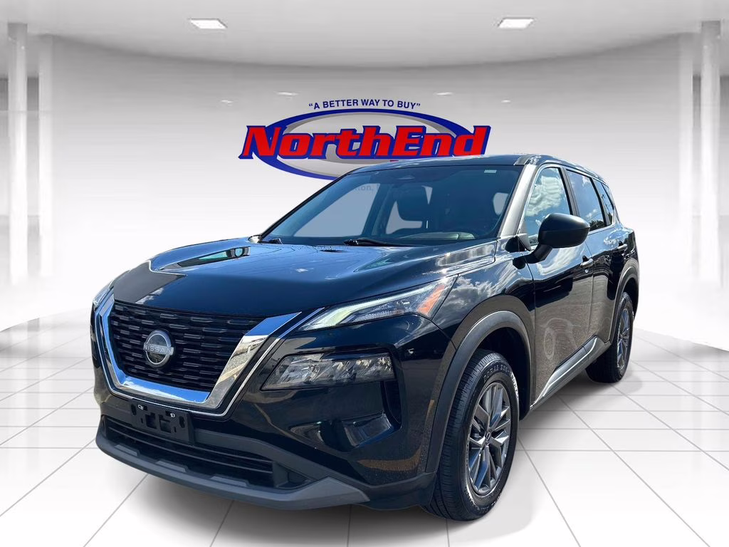 2023 Super Black Nissan Rogue S AWD SUV