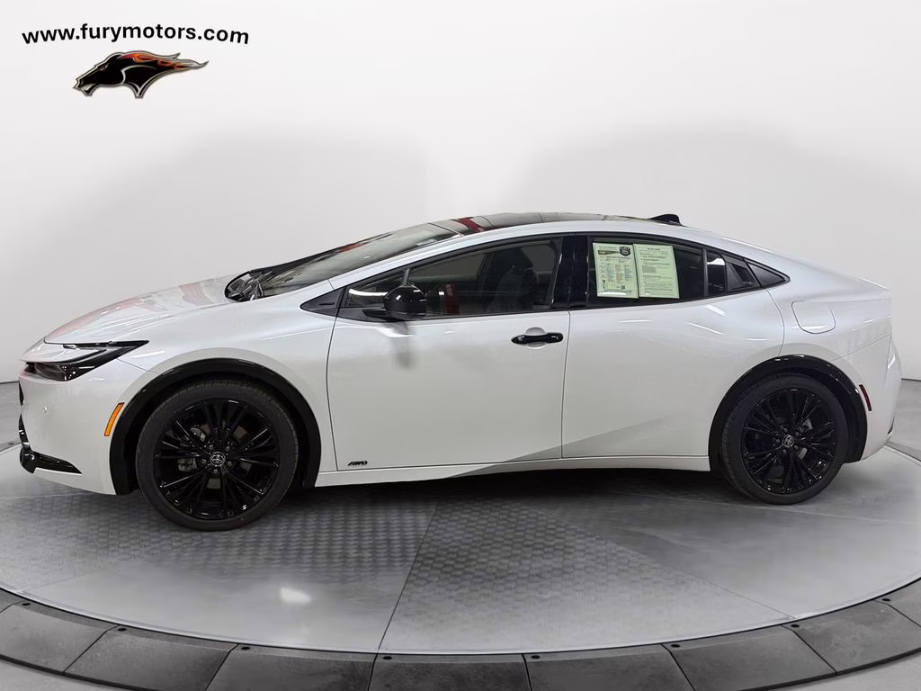 2026 Pearl Toyota Prius Nightshade w/Glass Roof AWD Hatchback