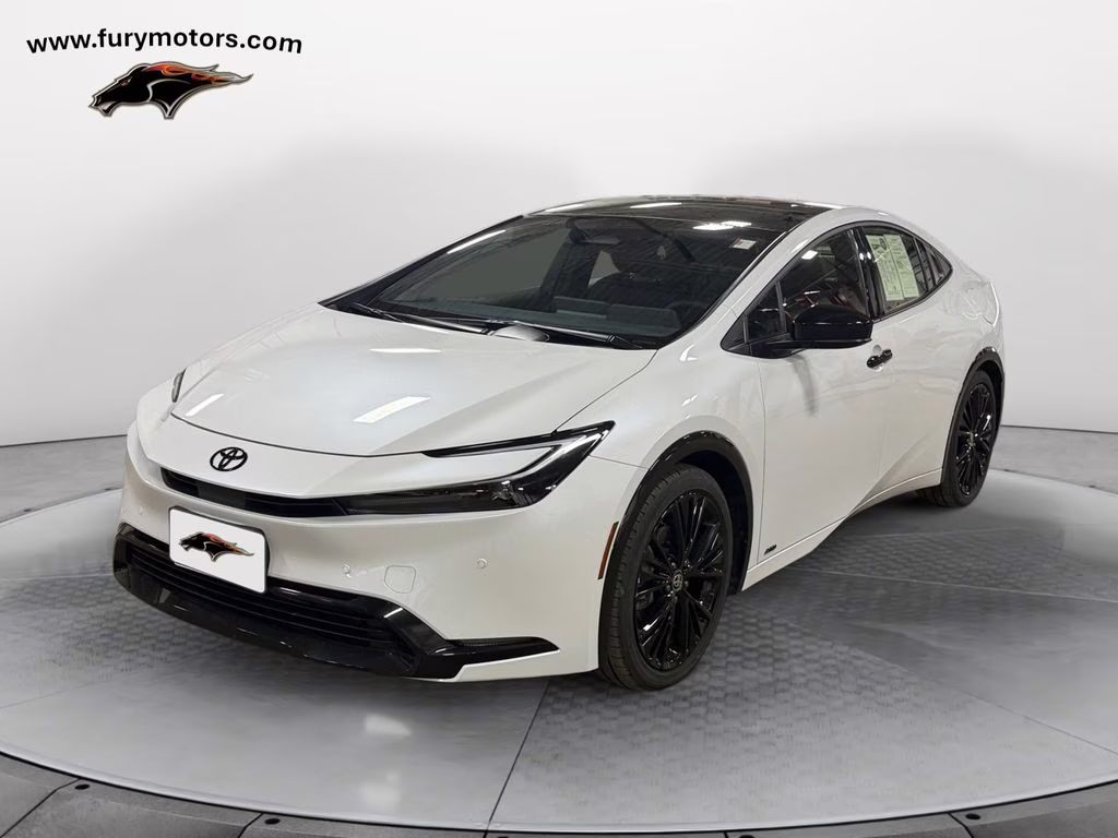2026 Pearl Toyota Prius Nightshade w/Glass Roof AWD Hatchback