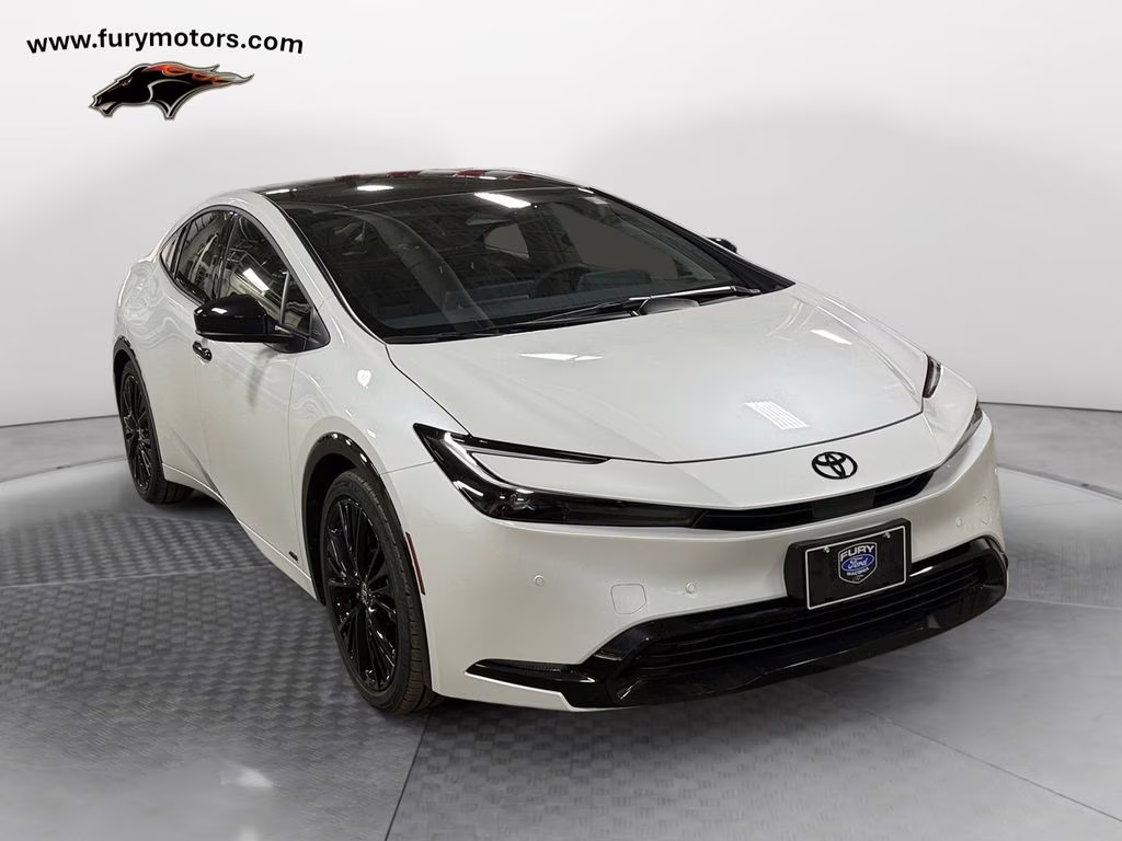 2026 Pearl Toyota Prius Nightshade w/Glass Roof AWD Hatchback