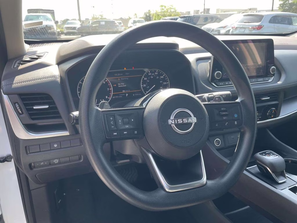 2023 Pearl White Tricoat Nissan Rogue SV FWD SUV