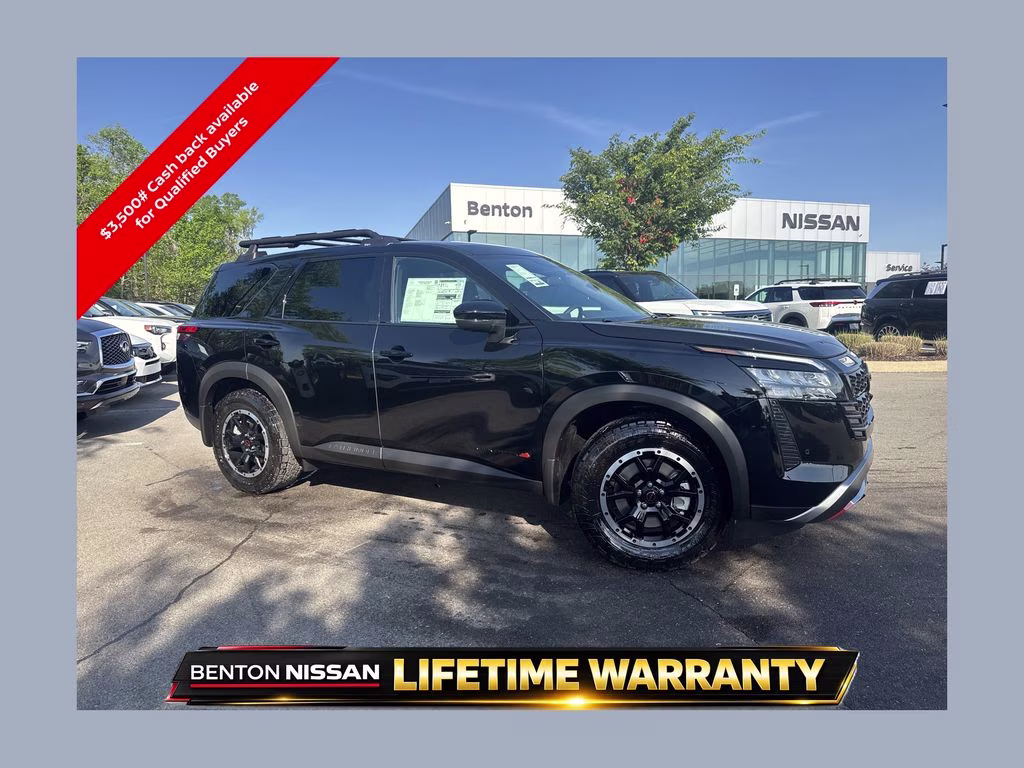 2026 Super Black Nissan Pathfinder Rock Creek 4X4 SUV
