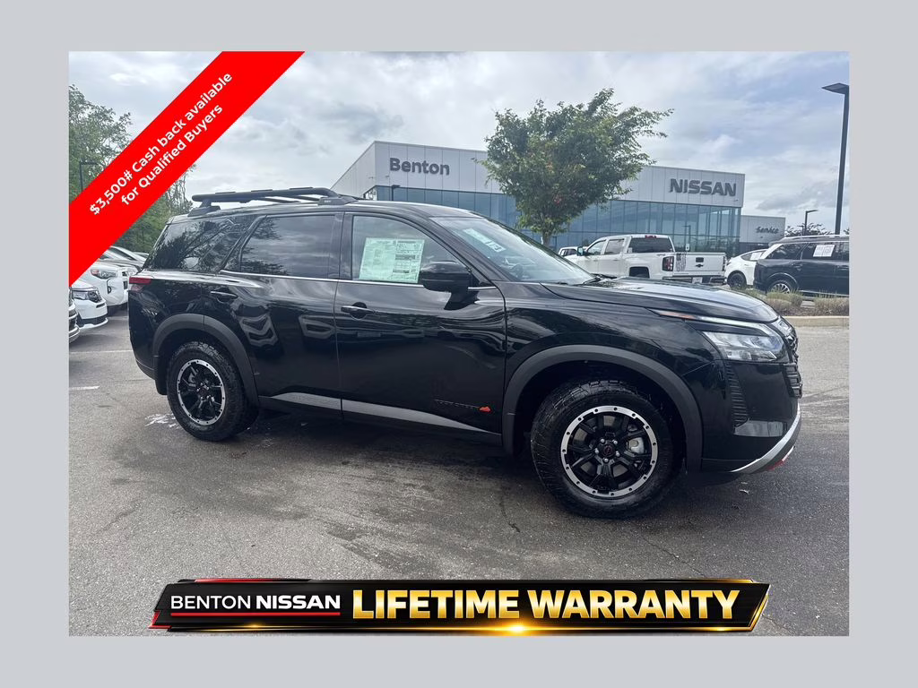 2026 Super Black Nissan Pathfinder Rock Creek 4X4 SUV