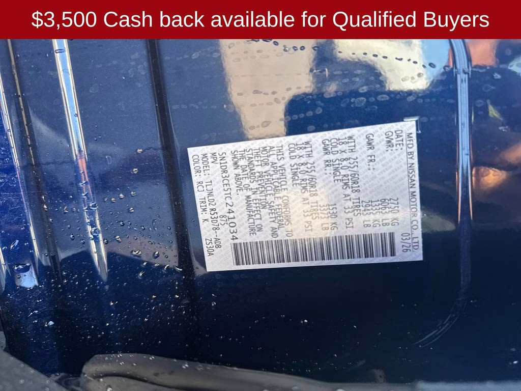 2026 Deep Ocean Blue Pearl Nissan Pathfinder SL 4X4 SUV