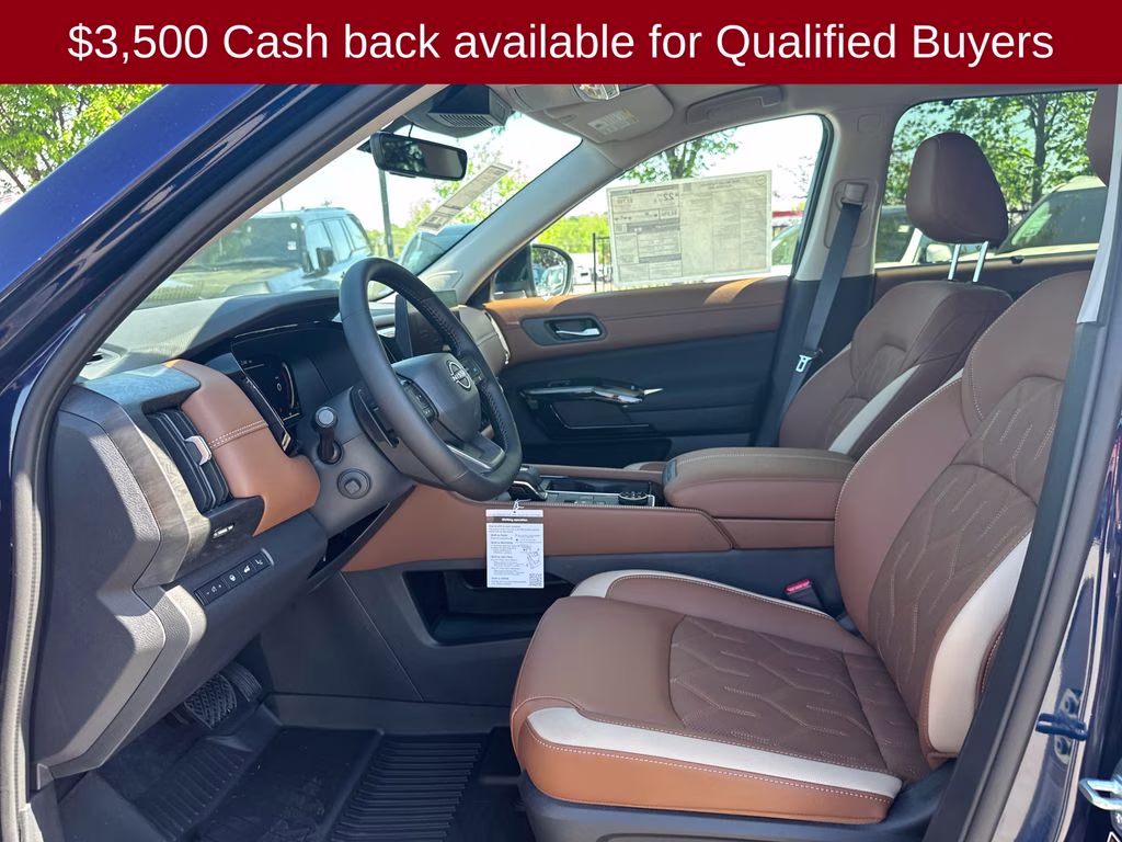 2026 Deep Ocean Blue Pearl Nissan Pathfinder Platinum 4X4 SUV