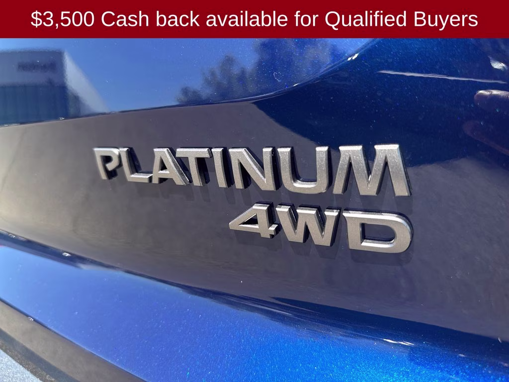 2026 Deep Ocean Blue Pearl Nissan Pathfinder Platinum 4X4 SUV