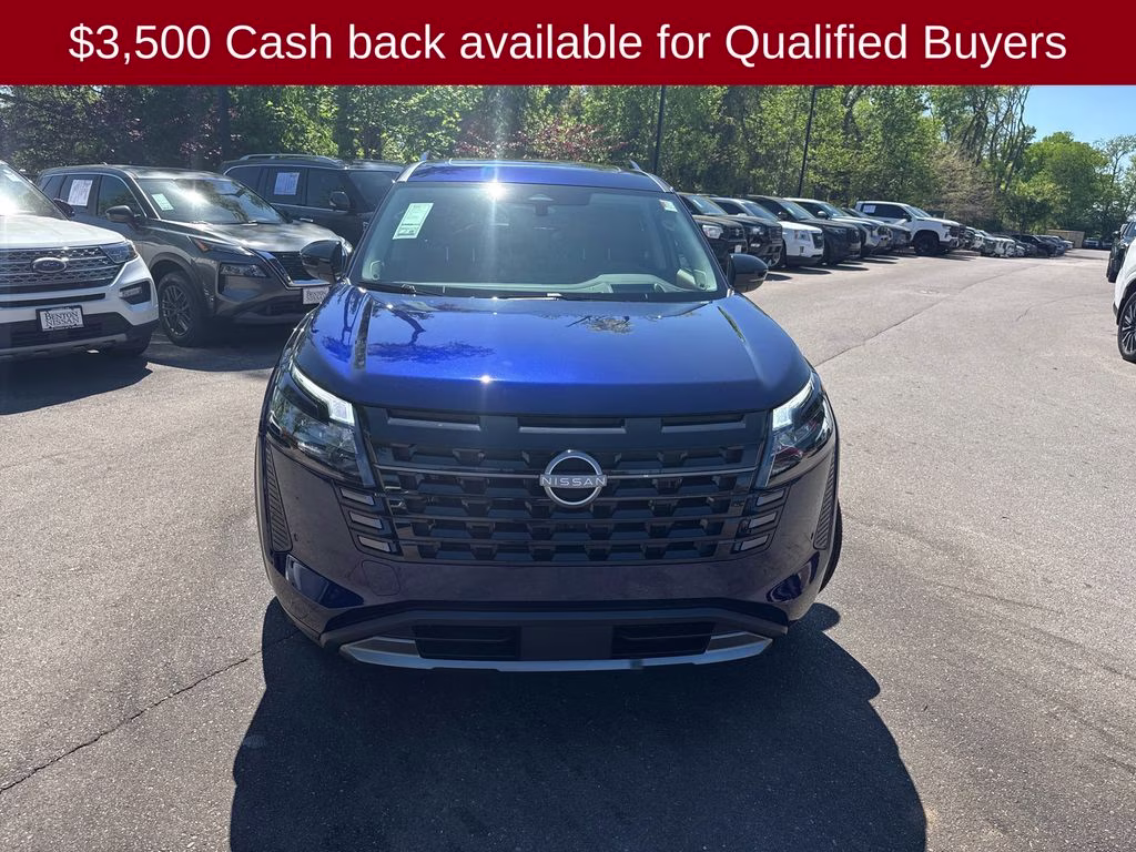 2026 Deep Ocean Blue Pearl Nissan Pathfinder Platinum 4X4 SUV