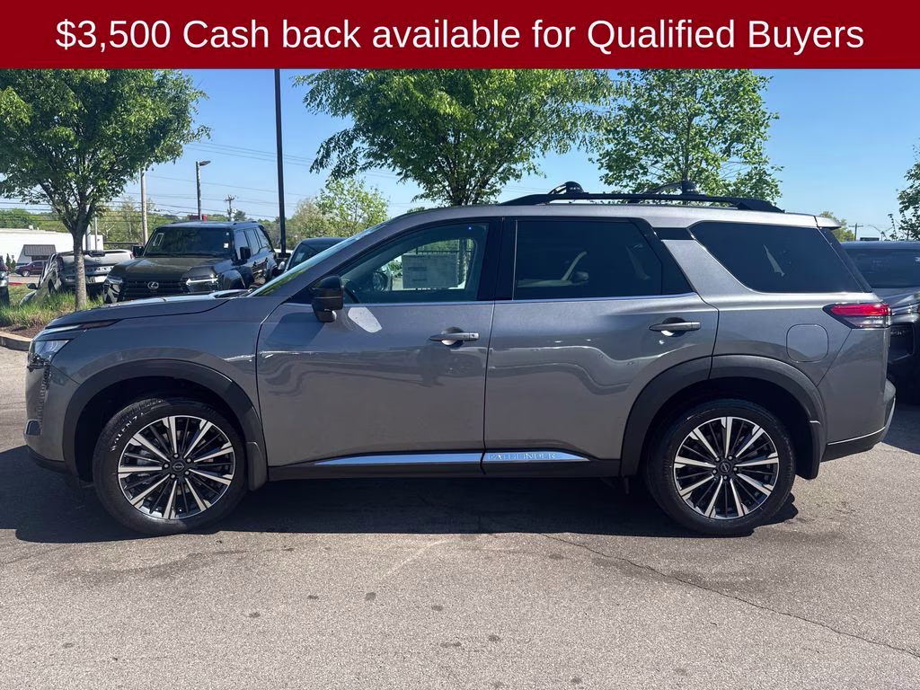 2026 Gun Metallic Nissan Pathfinder Platinum FWD SUV
