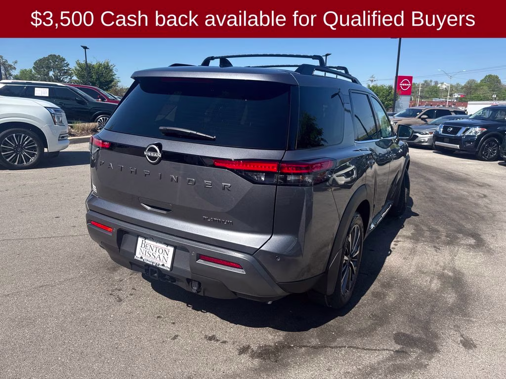 2026 Gun Metallic Nissan Pathfinder Platinum FWD SUV