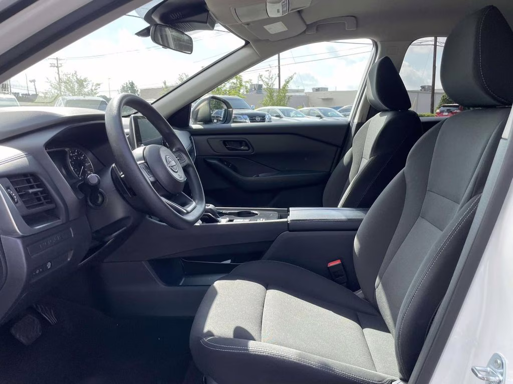 2024 Glacier White Nissan Rogue S FWD SUV