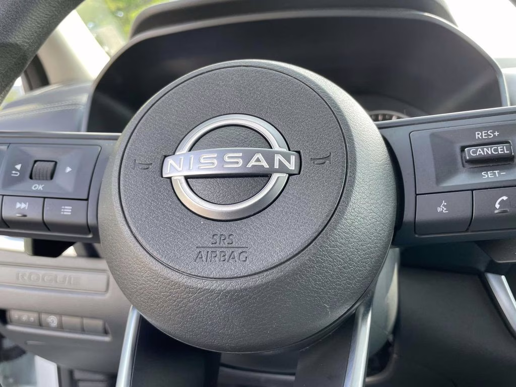 2024 Glacier White Nissan Rogue S FWD SUV