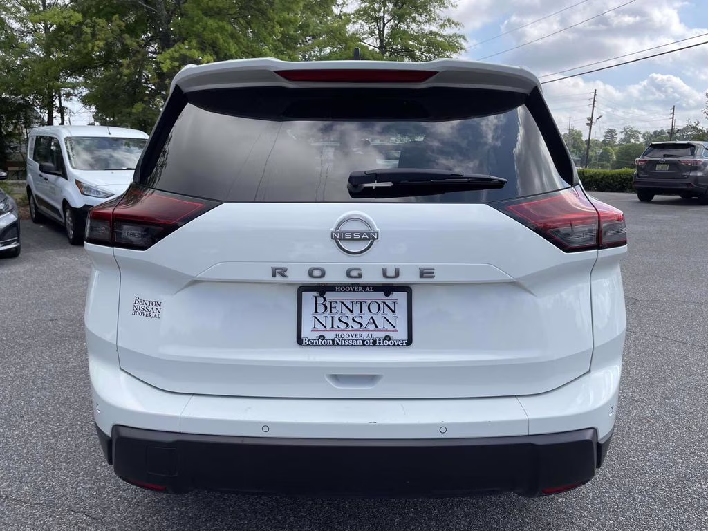 2024 Glacier White Nissan Rogue S FWD SUV