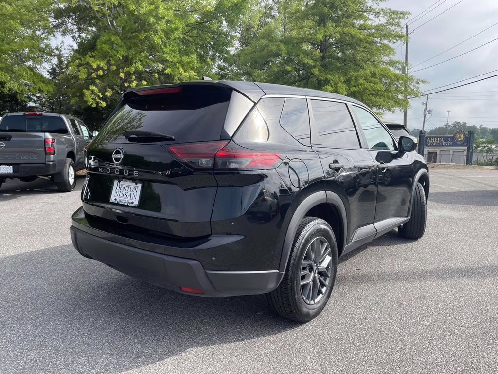 2024 Super Black Nissan Rogue S FWD SUV
