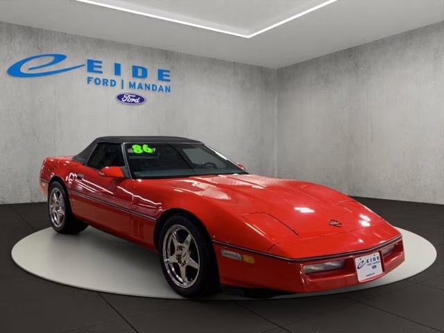 1986 RED Chevrolet Corvette Base RWD Convertible