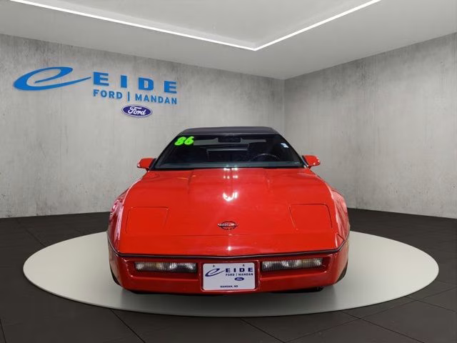 1986 RED Chevrolet Corvette Base RWD Convertible