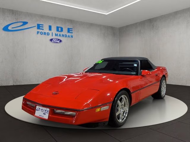 1986 RED Chevrolet Corvette Base RWD Convertible
