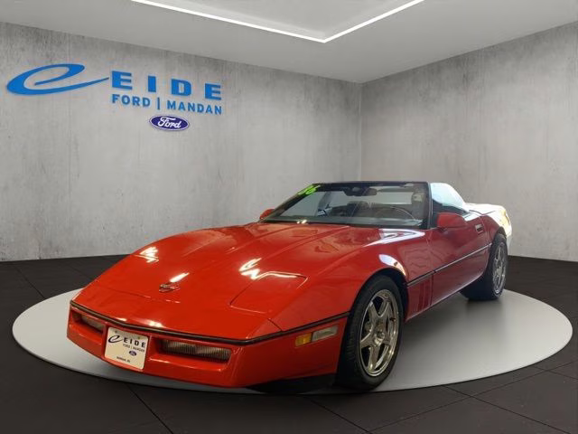 1986 RED Chevrolet Corvette Base RWD Convertible