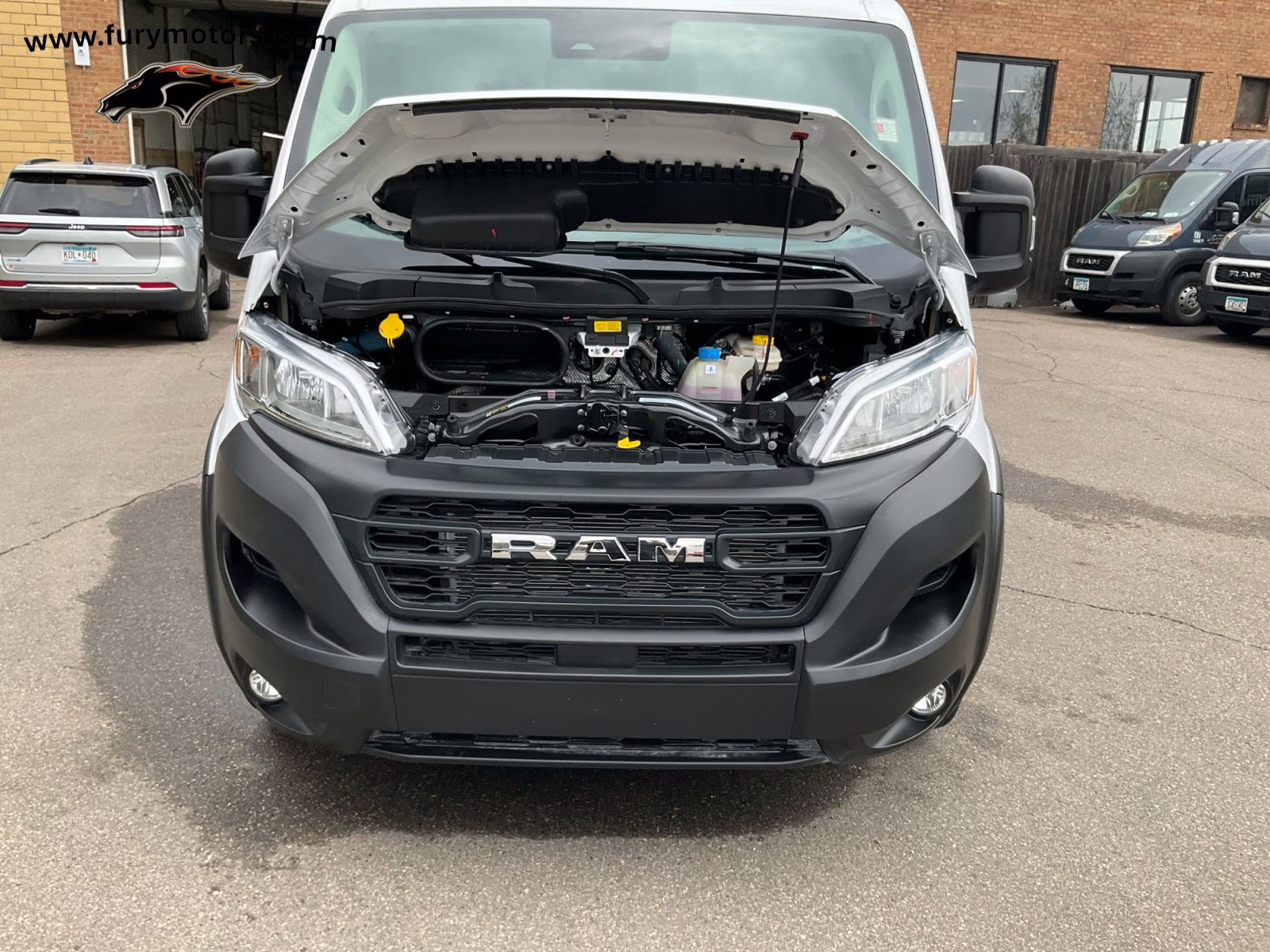 2025 Bright White Clearcoat Ram ProMaster 1500 Low Roof FWD Van