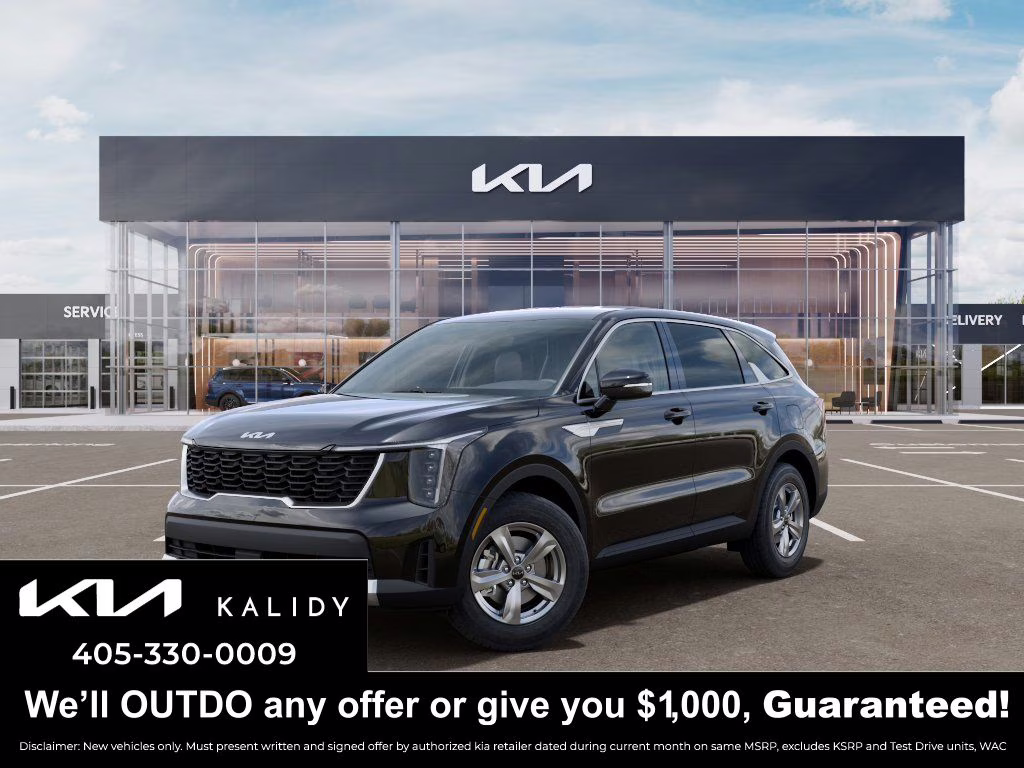 2026 Ebony Black Kia Sorento LX FWD SUV
