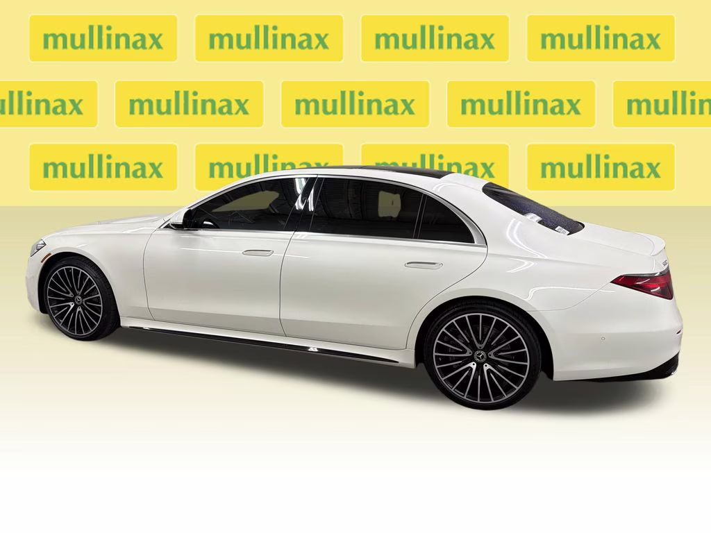 2021 designo Diamond White Metallic Mercedes-Benz S-Class S 580 AWD Sedan