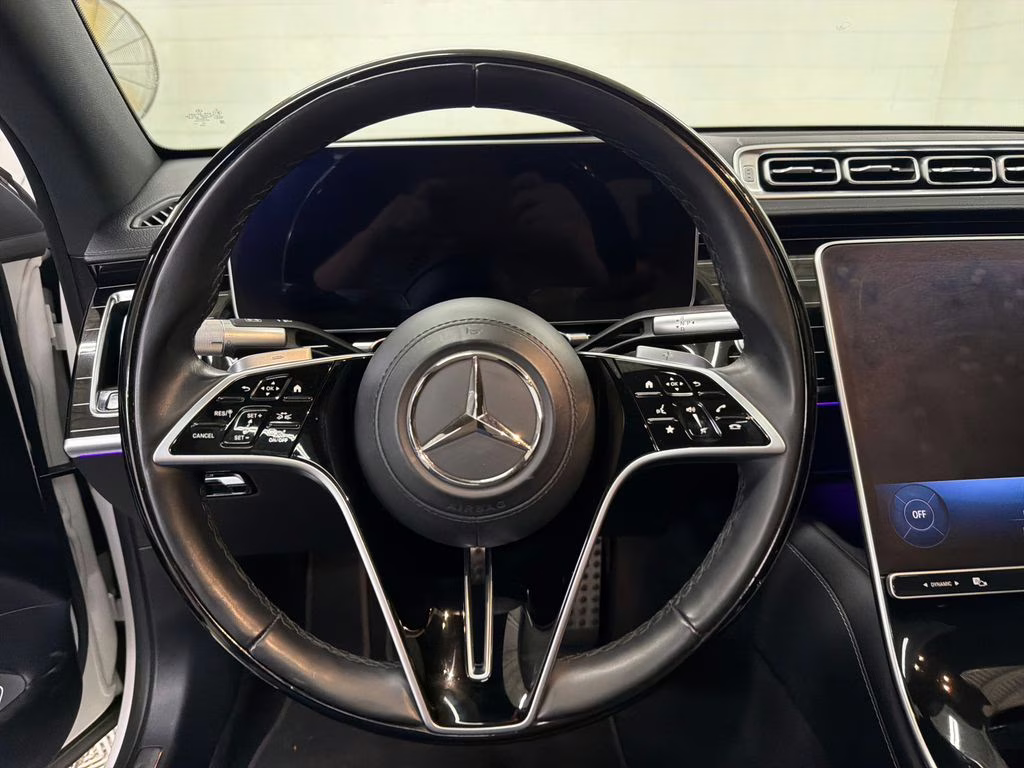 2021 designo Diamond White Metallic Mercedes-Benz S-Class S 580 AWD Sedan