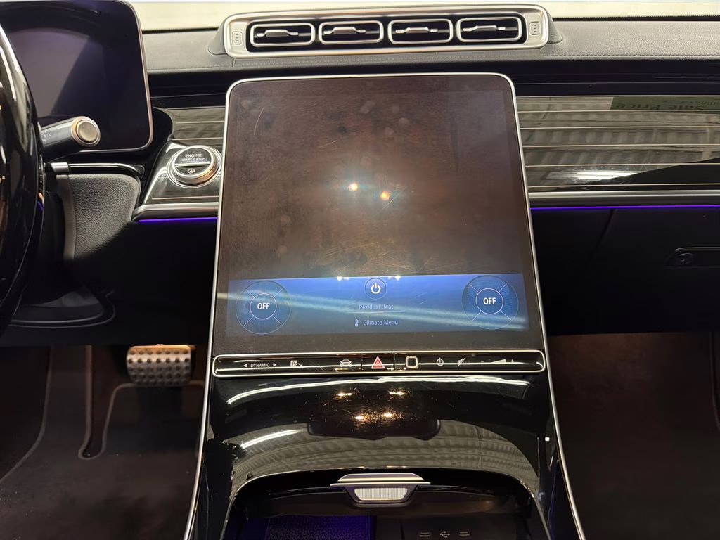 2021 designo Diamond White Metallic Mercedes-Benz S-Class S 580 AWD Sedan