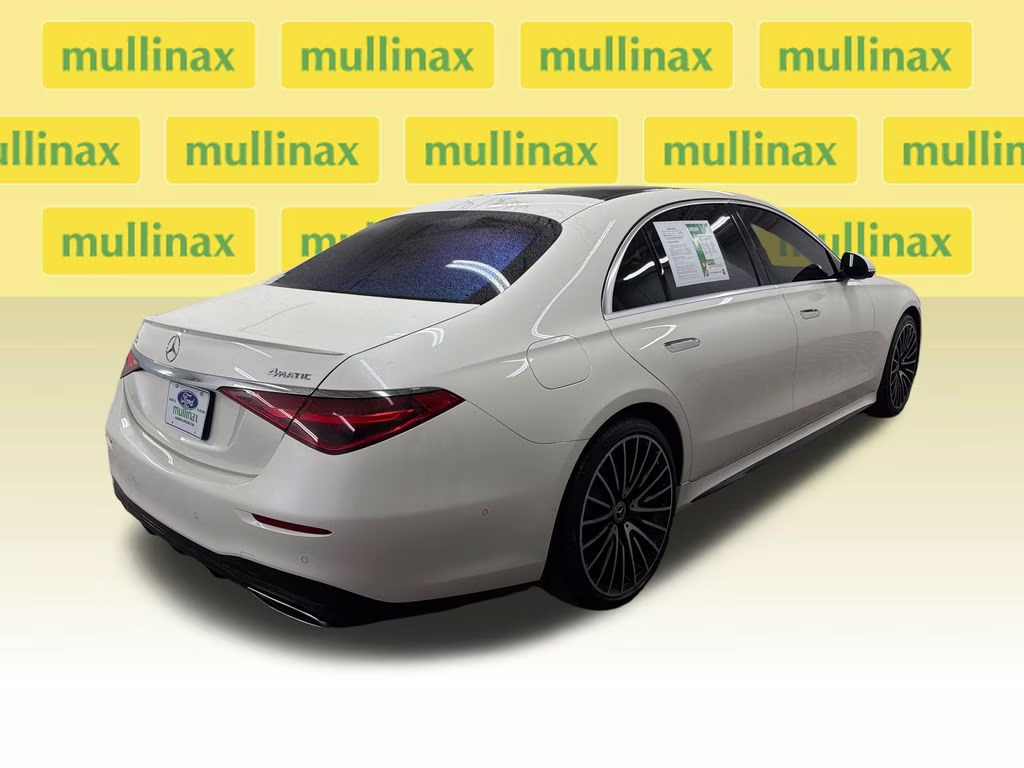 2021 designo Diamond White Metallic Mercedes-Benz S-Class S 580 AWD Sedan