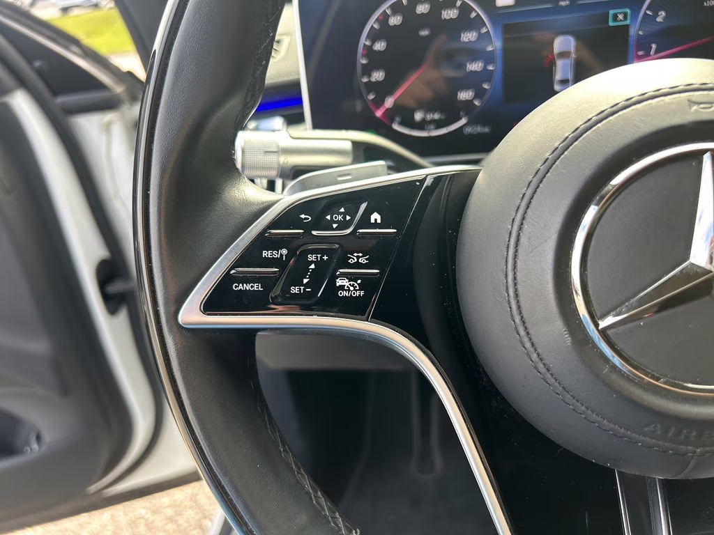 2021 designo Diamond White Metallic Mercedes-Benz S-Class S 580 AWD Sedan